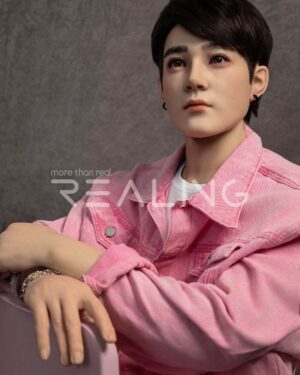 Male Sex Doll Silicone Head & TPE Body from REALING -Hua 175