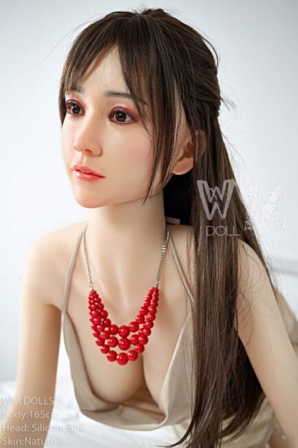 Asian Japanese Sex Doll Medium Breast Silicone Head & TPE Body from WM Sex Dolls -Douce 165 - Image 3