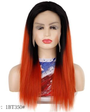 Black Red Wig Straight